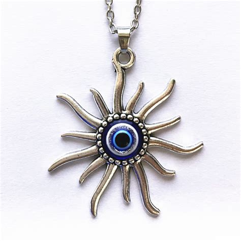 Pendentif Oeil Protecteur Collier Mauvais Oeil