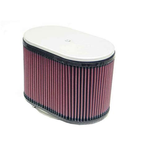 Kandn Dual Flange Oval Universal Air Filter High Performance Premium