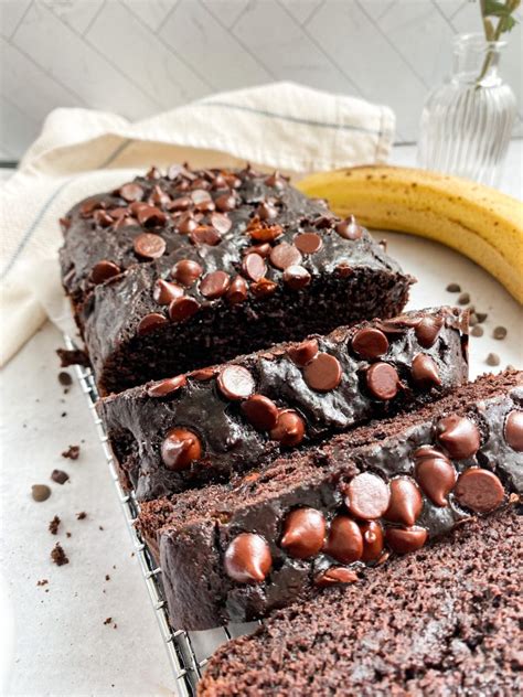 Vegan Chocolate Banana Bread