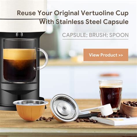 Icafilas For Nespresso Vertuo Next Reusable Capsule Vertuoline