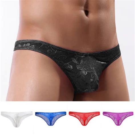 HERREN UNTERWÄSCHE BIKINI G String Schlüpfer Shorts Sissy Slips T Back