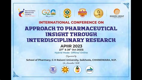 International Conference On Approach To Pharmaceutical Insight Through