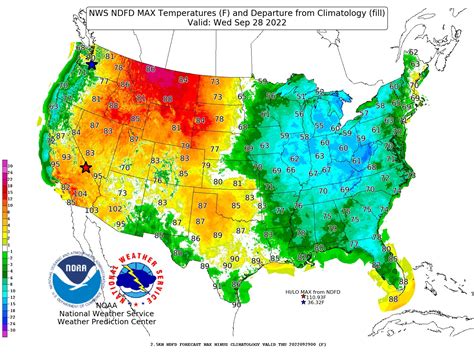 Nws Weather Prediction Center On Twitter Big Temp Contrast Expected Across The Us This Week