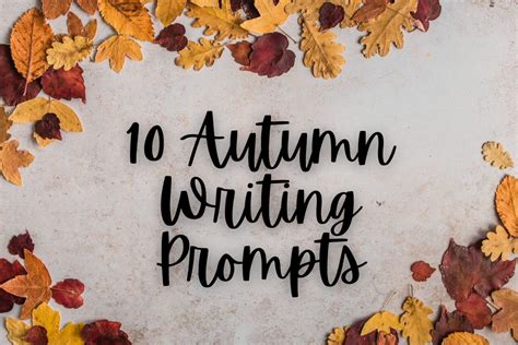 Autumn Writing Prompts Dorrance Publishing Company