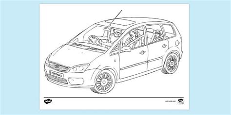 Ford Focus Coloring Pages