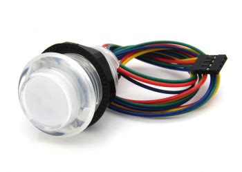 Concave Pushbutton Clear Rgb Illuminated