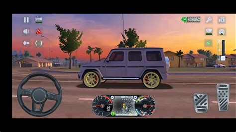 Taxi Sim Mercedes Amg G Suv Driving Miami City Wheel Drive