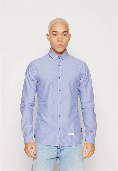 Scotch And Soda Blue Series Slim Fit Shirt Chemise Combo B Bleu