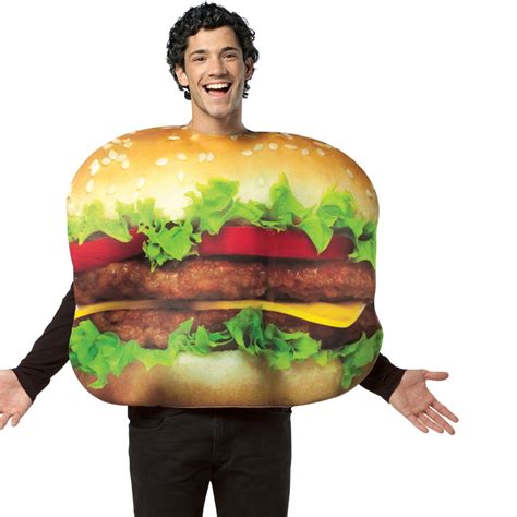 Buy Cheeseburger Adult Halloween Costume Cappel S