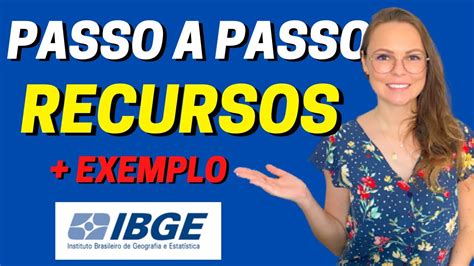 Passo A Passo Para Cadastrar O Recurso Da Prova Do Ibge