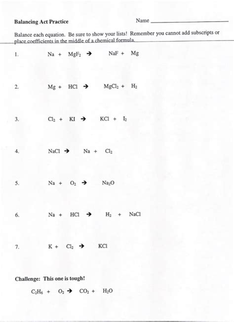 Answered Balance Each Equation Bartleby