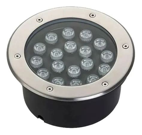 Spot Balizador Led W Embutir Para Ch O Jardim E Piso Branco Quente I