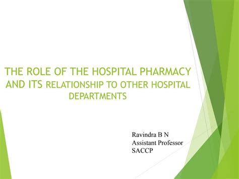 Role Of Pharmacistppt