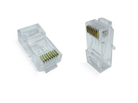 Conector Rj45 Para Cable Utp Cat6 Enson Rj45 Cat6 De 8 Pines Velocidad De Hasta 1000mbps