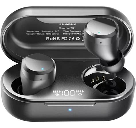 Tozo T Auriculares Bluetooth Premium De Alta Fidelidad