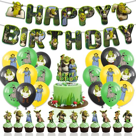 Buy Shrek Birthday Party Supplies Shrek Party Decorations Theme