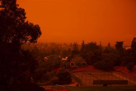 Wildfire Smoke Turns Bay Area Skies Orange Poor Air Quality Into