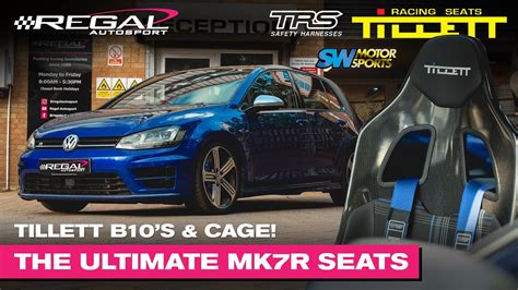 CRAZY CLUBSPORT CARBON SEATS CAGE HARNESS INSTALL TILLETT B10 MK7