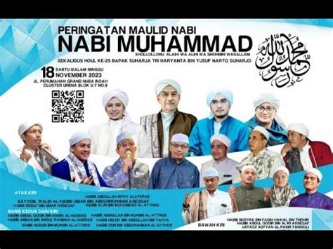 Peringatan Maulid Nabi Muhammad SAW Haul Ke 25 Bapak Suharja Tri