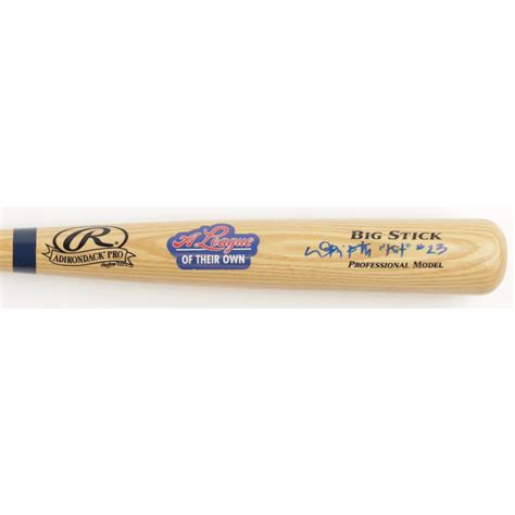 Lori Petty Signed A League Of Their Own Rawlings Adirondack Big Stick