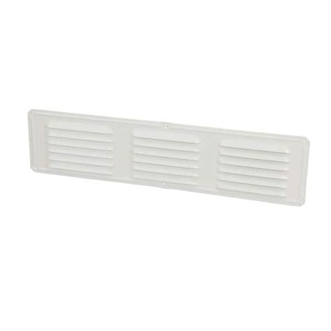 Air Vent 16 In X 4 In Rectangular White Weather Resistant Aluminum Soffit Vent Ev16424wh The