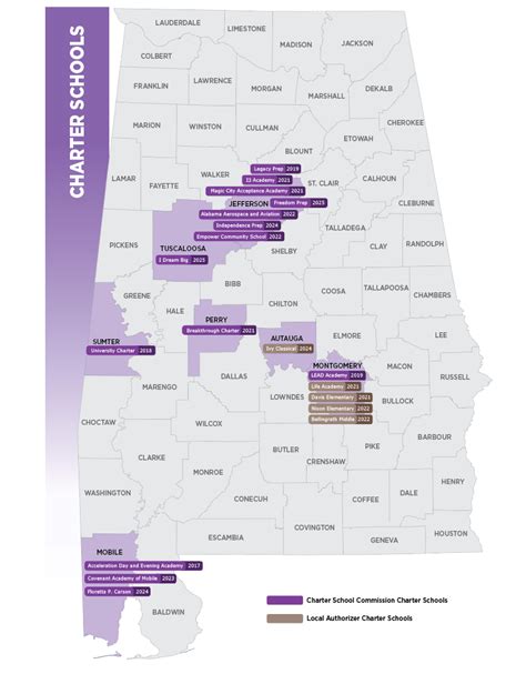 Alabama Charter Schools Map | APCSC