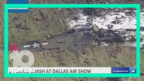 Dallas Air Show Crash Official Says Its Believed 6 People Total Were On Board Youtube