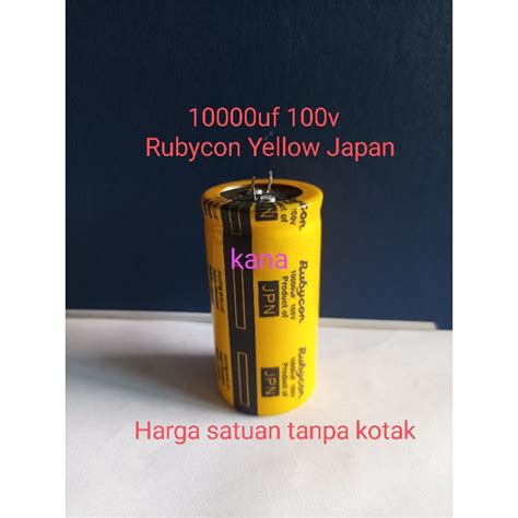 Jual Elco 10000uf 100v Rubycon Japan Shopee Indonesia