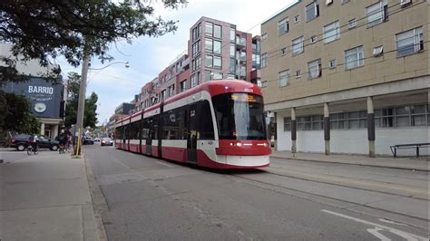 Ttc Queen Streetcar Ride To Bathurst St Queen West From The