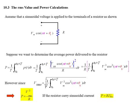 Chapter 10 Sinusoidal Steady State Power Calculations Ppt Download