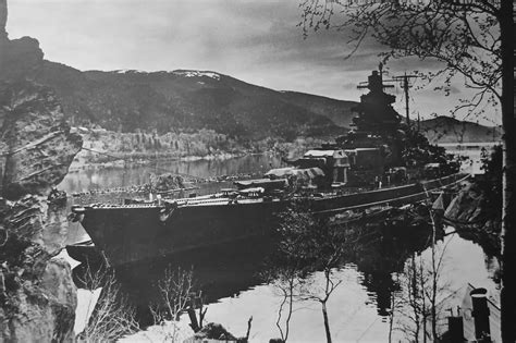 Tirpitz Battleship In Norway 1 World War Photos