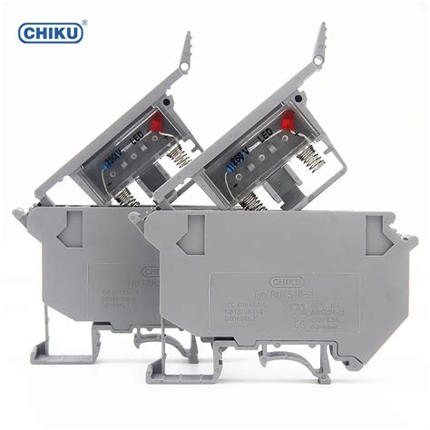 Fuse Modular Terminal Block Uk Hesi Din Rail Terminal