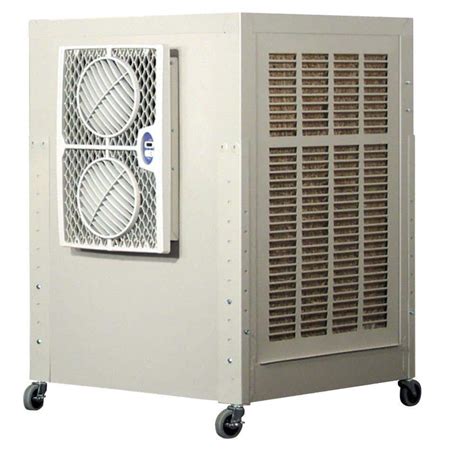 Mastercool 4000 Cfm Slim Profile Window Evaporative Cooler For 1600 Sq Ft Mcp44 The Home Depot