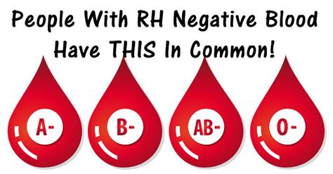 People With RH Negative Blood Have THIS In Common! - DavidWolfe.com