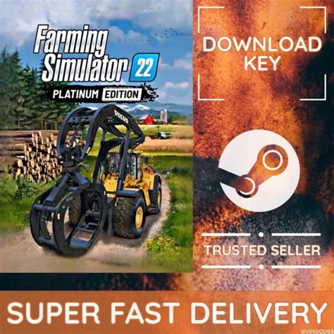 Farming Simulator 22 Platinum Edition [2022] Pc Mac Steam Key 🚀 £24