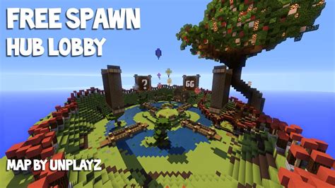 Minecraft Free Hub Lobby Spawn 1 Download Youtube