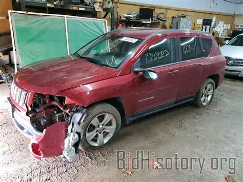 Report 1C4NJDEB9DD280178 JEEP COMPASS 2013 RED GAS Price And Damage