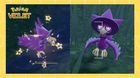 Live Shiny Murkrow In Pok Mon Scarlet Violet Youtube