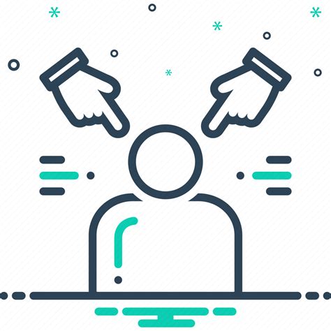 Accusation, allegation, attribution, imposition, imputation icon ...