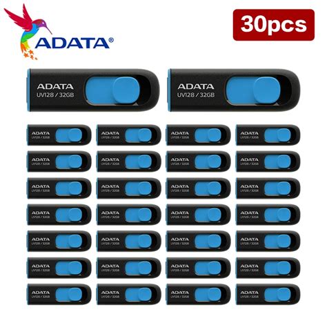 Original Adata UV128 USB 3 2 Gen 1 Pendrive 64GB 32GB Memory Stick