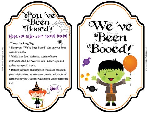 We Ve Been Booed Printable