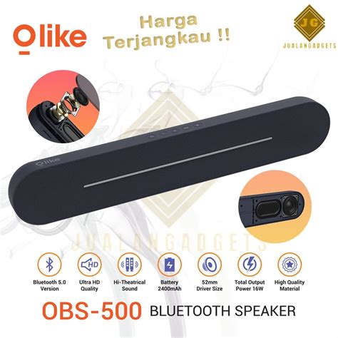 Jual Speaker Bluetooth OASE S5 OLIKE OBS 500 Mini Soundbar Dynamic