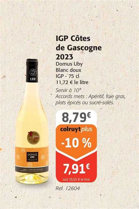 Promo Igp C Tes De Gascogne Chez Colruyt Icatalogue Fr