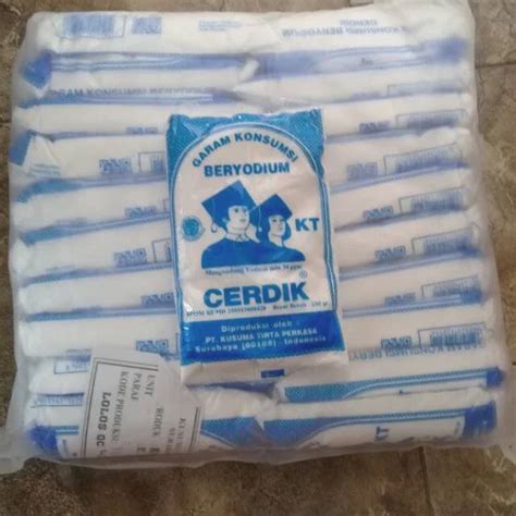 Garam Konsumsi Beryodium Cerdik Gr Garam Cerdik Beryodium Gram