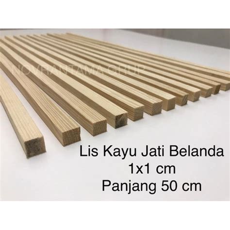 Jual Lis Kayu Jati Belanda X Cm Panjang Cm Kota Tangerang Selatan