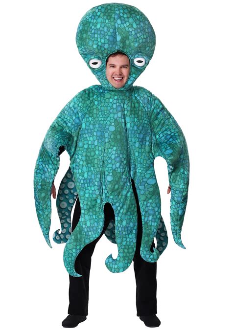 Blue Adult Octopus Costume