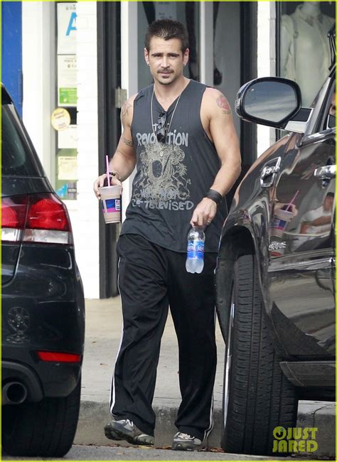 Colin Farrell Yoga Stretch Photo 2696893 Colin Farrell Photos