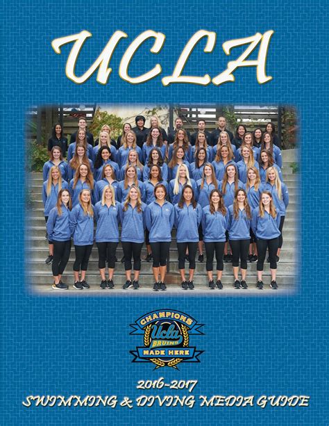 2016-17 UCLA Women's Swimming/Diving Information Guide by UCLA Athletics - Issuu