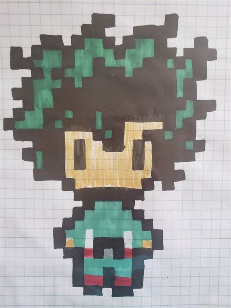 Deku Pixel Art By Tmntelly14 On Deviantart