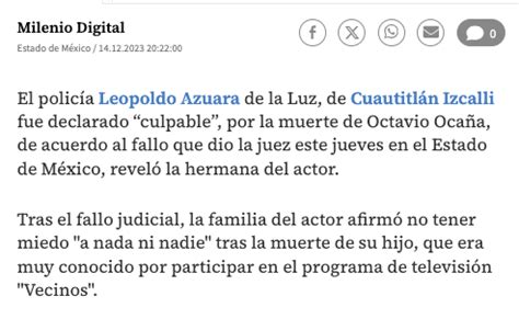 Caso Octavio Oca A Polic A Es Declarado Culpable Por Asesinato En